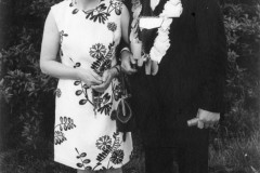 1970 Königspaar Josef + Thekla Minnerup;  Hofstaat: Elisabeth Breckweg + Alfred Krühler, Maria Vennebernd + Hermann Lürick