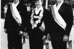 1972 Königspaar Clemens + Margarete Heilemann;  Hofstaat: Anna + Heinrich Ansmann, Anni + Josef Radig