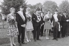 1975 Königspaar Reinhard + Magdalena Büchter;  Hofstaat: Marianne + Eugen Averbeck, Maria + Paul Averbeck