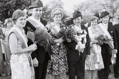 1976 Königspaar Heinz + Agnes Kohl; Hofstaat: Helene + Helmut Schmitz, Margret + Franz Stockmann