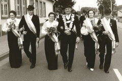 1981 Königspaar Josef +  Anni Radig; Hofstaat: Anna + Heinrich Ansmann, Margarete + Clemens Heilemann