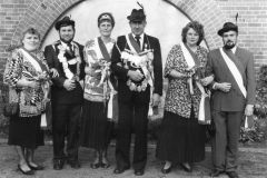 1993 Königspaar Paul + Maria Averbeck; Hofstaat: Gisela + Reinhold Riethues, Ruth + Heinz Jäger