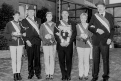 2001 Königspaar Reinhard + Renate Ottenhues;  Hofstaat: Annegret + Klemens Wölte,  Birgit + Reinhard Wesselmeier