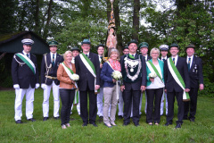 2013 Königspaar Stefan + Elisabeth Börgermann; Hofstaat: Monika + Holger Keller, Andrea + Thomas Stockmann